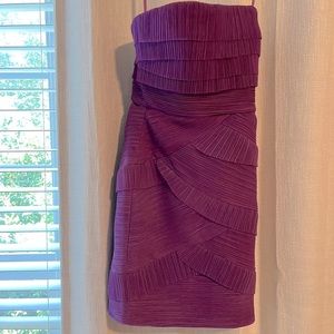 Purple mini dress